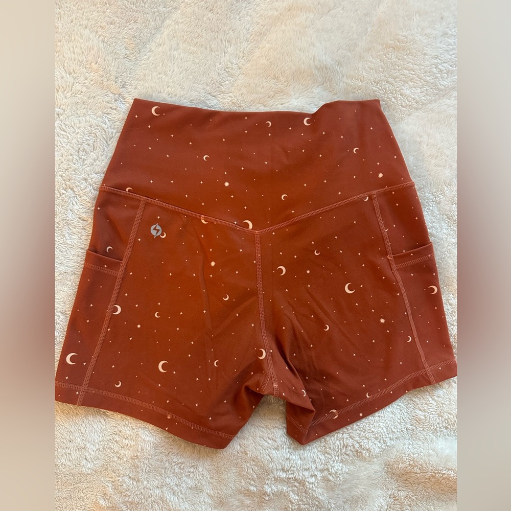 POPFLEX Celestial Clay Bike Shorts - Picture 2 of 5